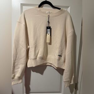 Rag & Bone Cream Top with Black Tag